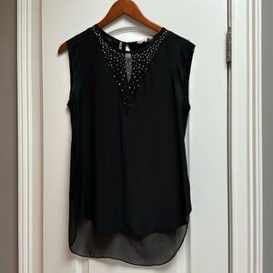 Rebecca Taylor Black Sleeveless top size 6